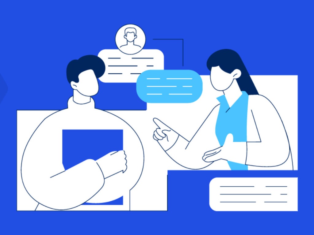 Nursing mentorship illustration